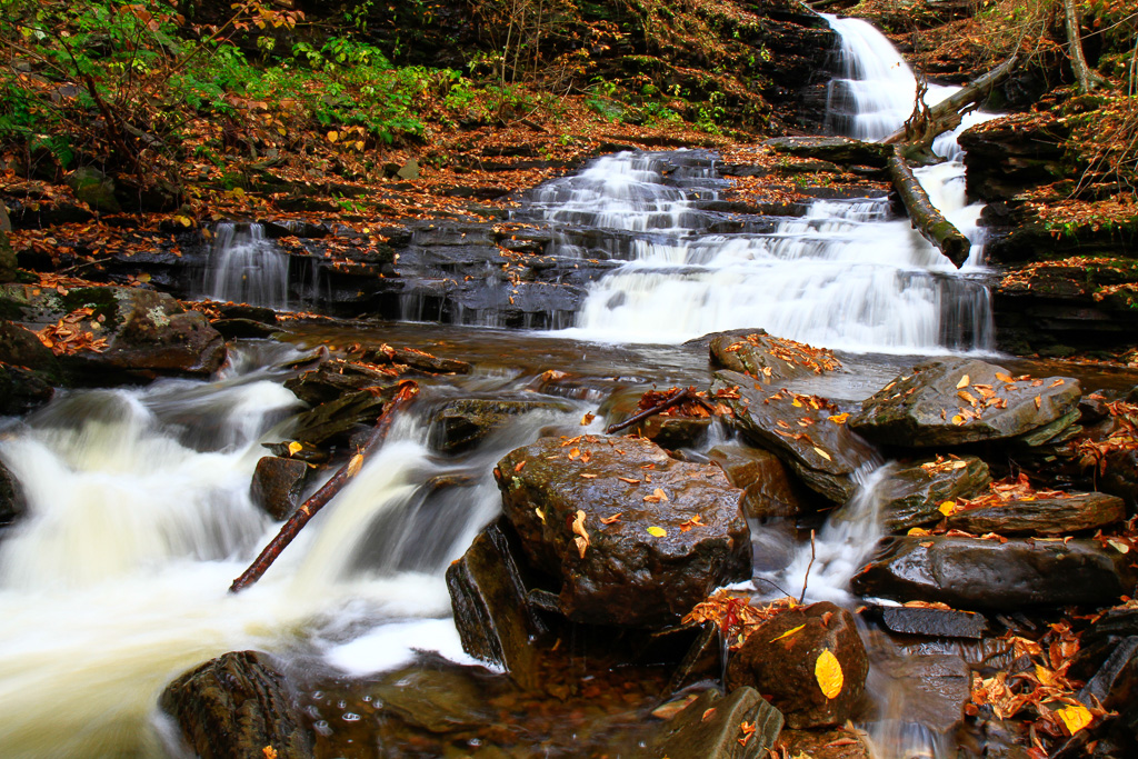 Huron Falls - Ricketts Glen State Park