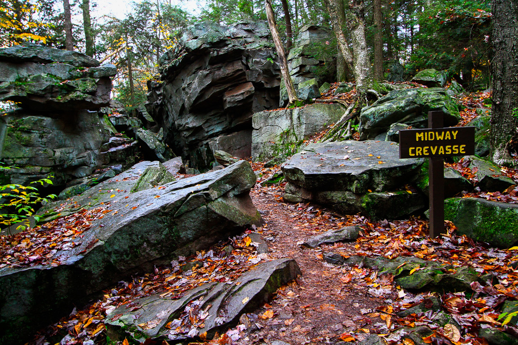 Midway Crevasse - Ricketts Glen State Park