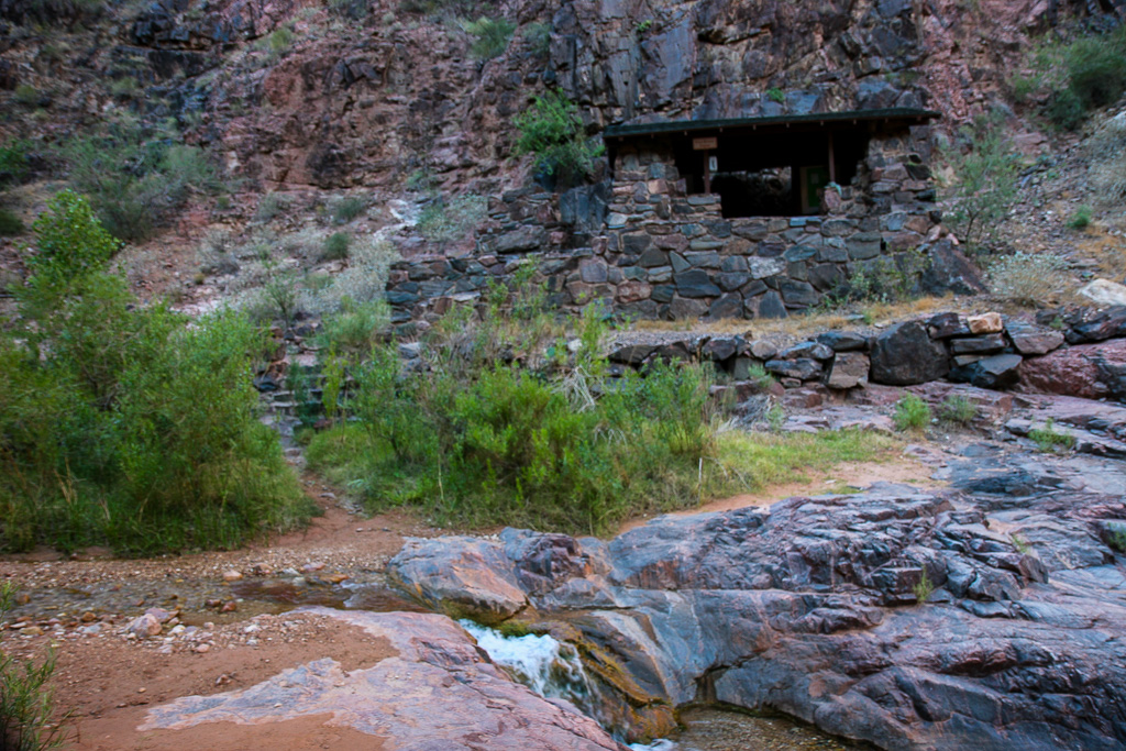 River resthouse along the Bright Angel Trail - Grand Canyon National Park, Arizona