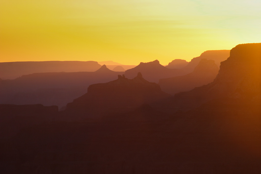 Sunset from The Watchtower - Grand Canyon National Park, Arizona