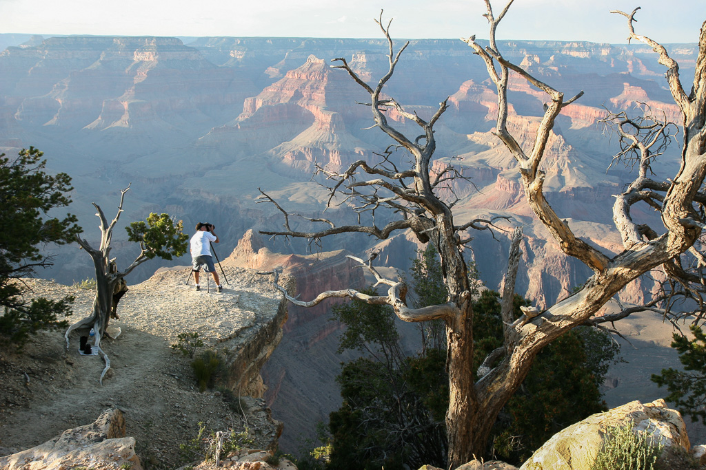 Photographer on the South Rim - Grand Canyon National Park, Arizona