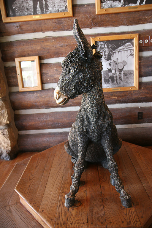 Brighty, the good luck mule - Grand Canyon National Park, Arizona