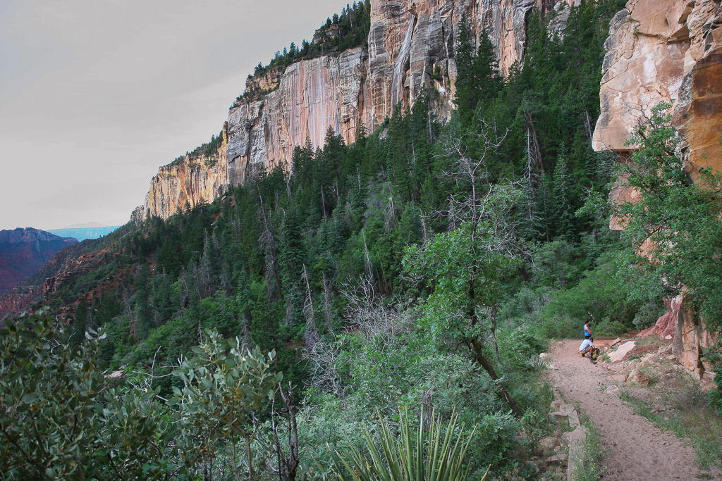 Berg and Dauster on the North Kaibab Trail - Grand Canyon National Park, Arizona