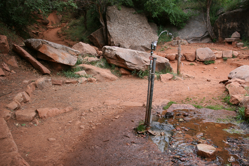 Seasonal drinking water at Supai Tunnel - Grand Canyon National Park, Arizona