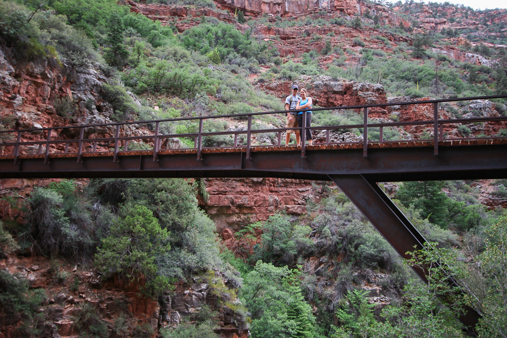 Berg and Dauster on the Redwall Bridge - Grand Canyon National Park, Arizona