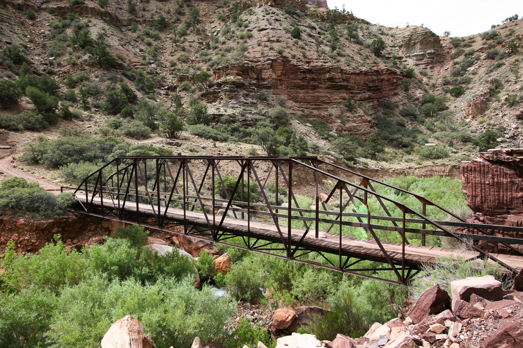 Bright Angel Creek footbridge - Grand Canyon National Park, Arizona