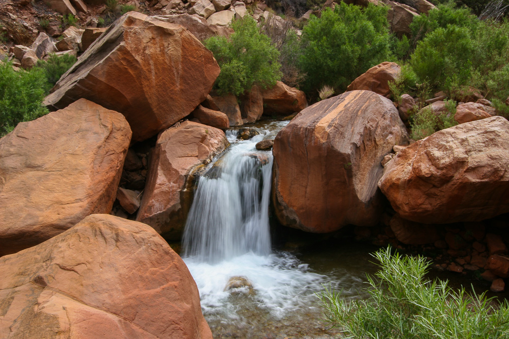 Bright Angel Creek cascade - Grand Canyon National Park, Arizona