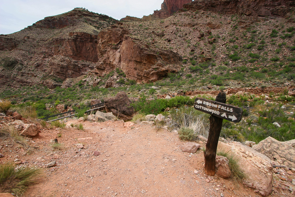 Trail sign - Grand Canyon National Park, Arizona