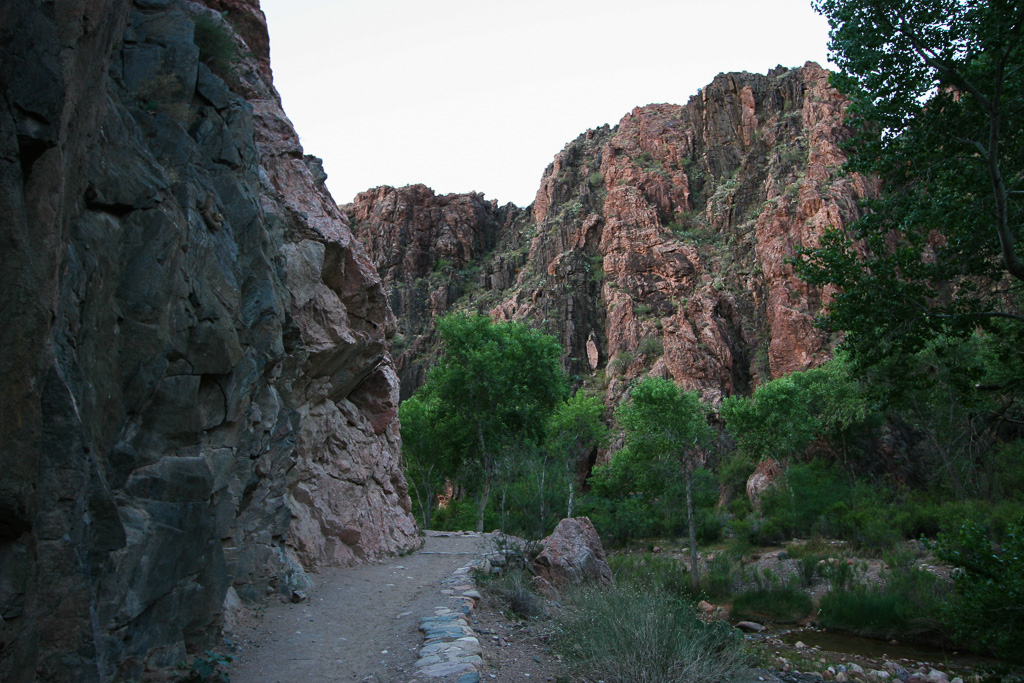 Beginning the climb out - Grand Canyon National Park, Arizona