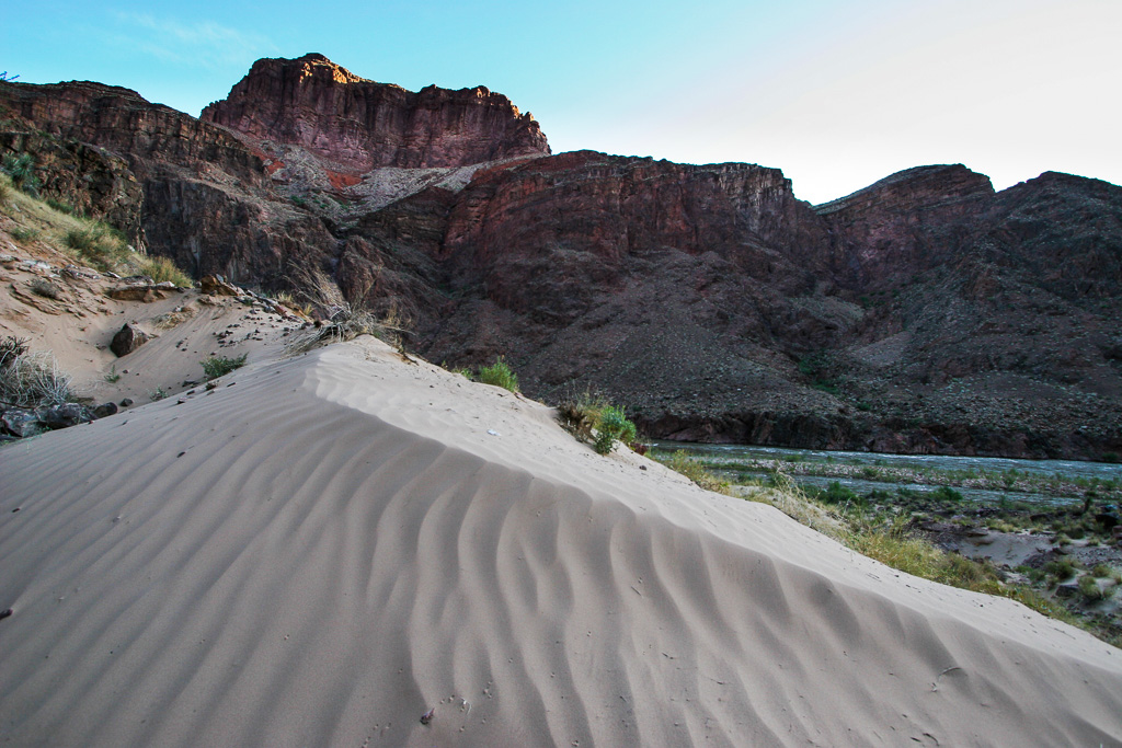 Dune and Canyon Butte - Grand Canyon National Park, Arizona