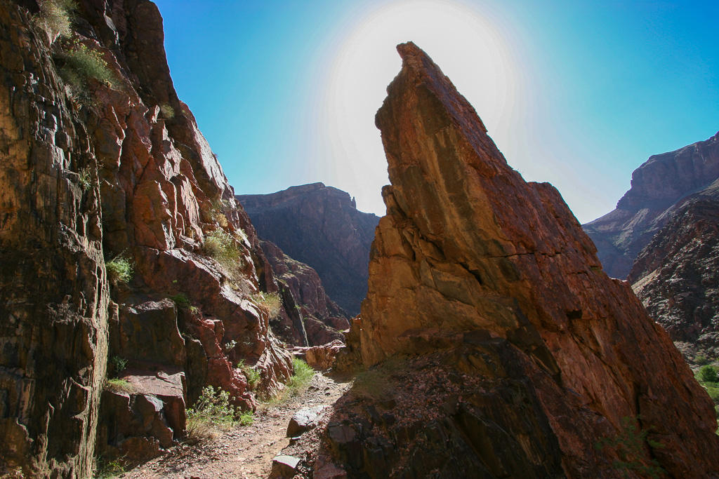 Rock formation on the River Trail - Grand Canyon National Park, Arizona