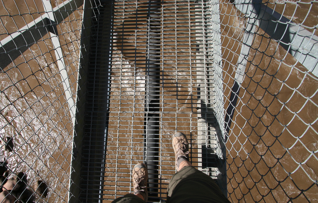 Crossing the Silver Bridge - River Trail