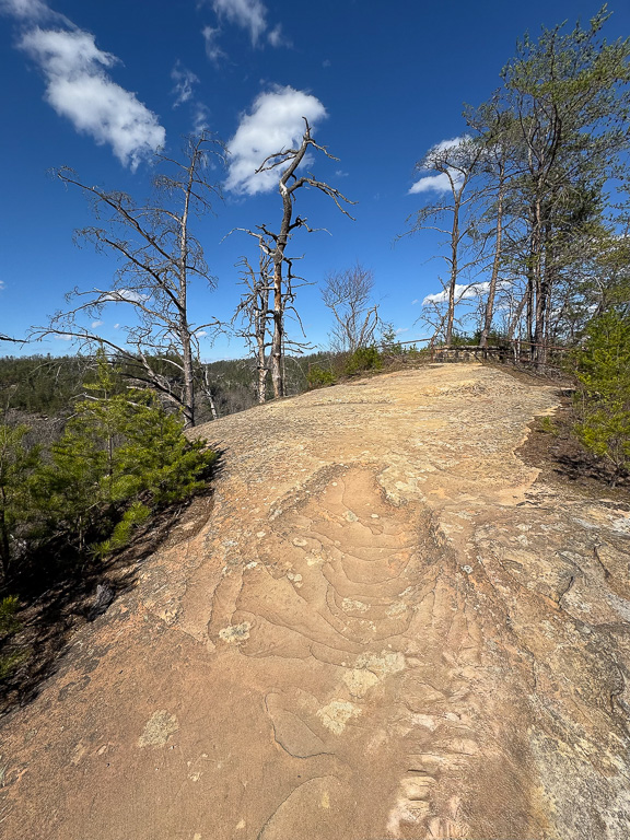Walking out on top of the arch - Sky Bridge