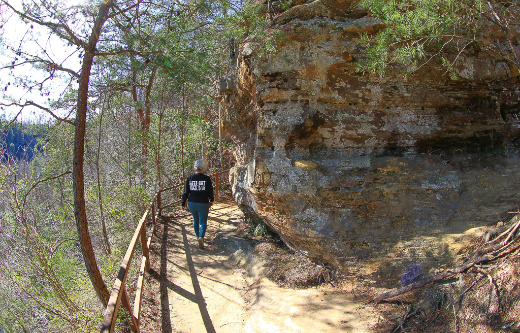 Sookie heading to the bridge - Sky Bridge