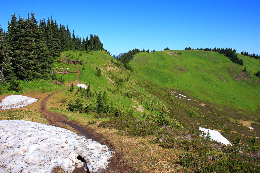 Patches of snow - Skyline Divide