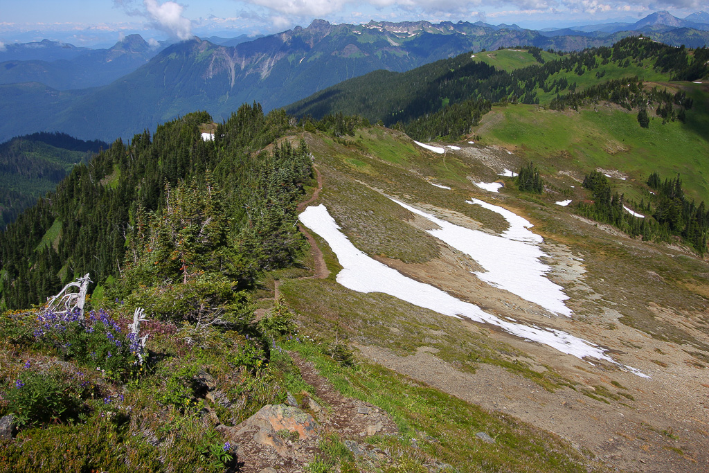 Winding path - Skyline Divide