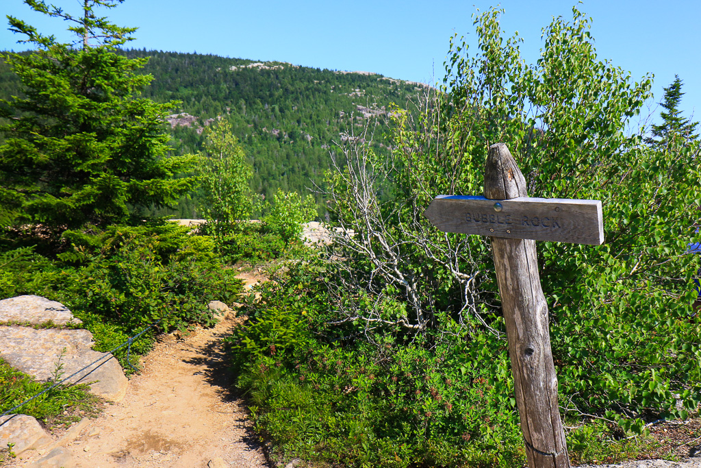 Side trail to Bubble Rock - South Bubble