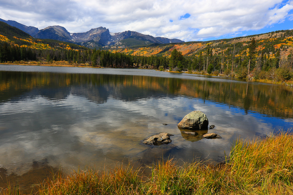 Mountain reflections - Sprague Lake