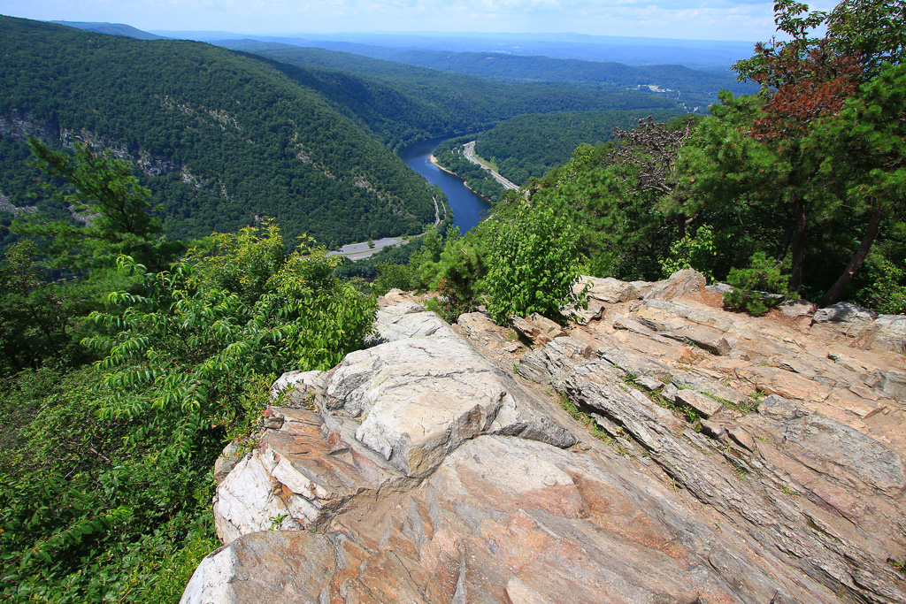 The Gap from the Summit - Mt Tammany