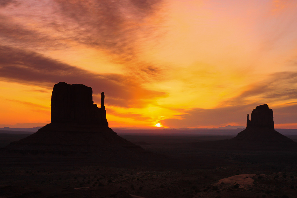 West and East Mittens - Monument Valley, Arizona