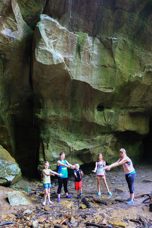 Feelin' the water drips in the Icebox - Turkey Run State Park