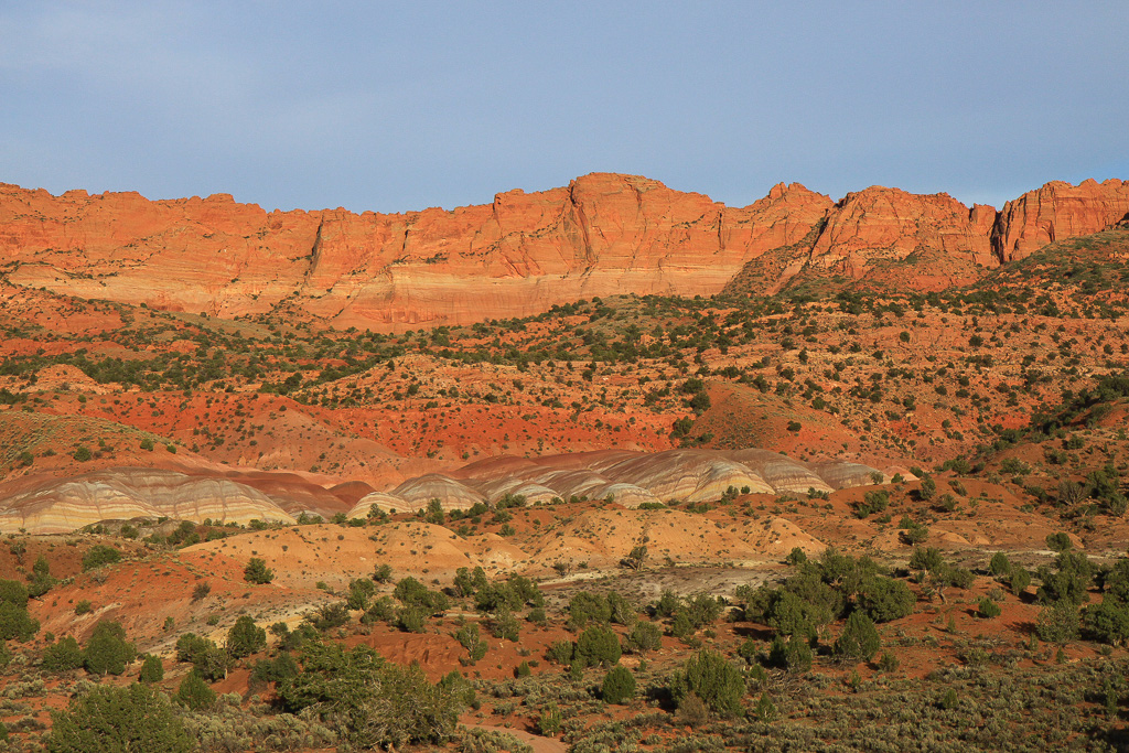 Colorful badlands - Vermillion Cliffs National Monument, Arizona