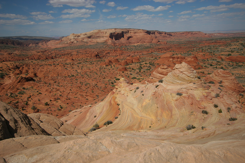 Climbing to Top Arch - The Wave