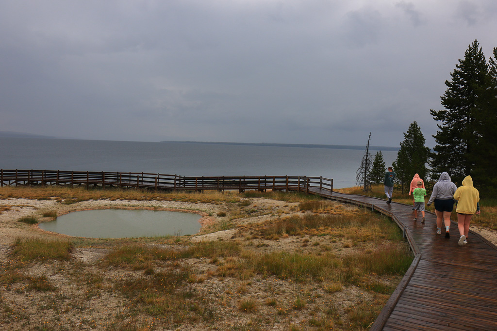 Lower Group Boardwalk - West Thumb Geyser Basin