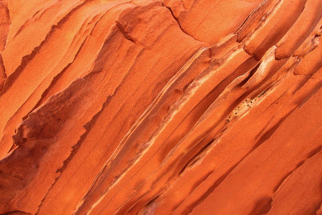 Sandstone layers - White Pocket, Arizona