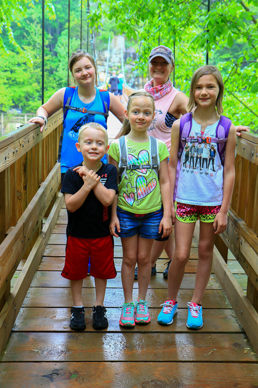 NBH Crew on the Suspension Bridge - Turkey Run State Park, Indiana 2015