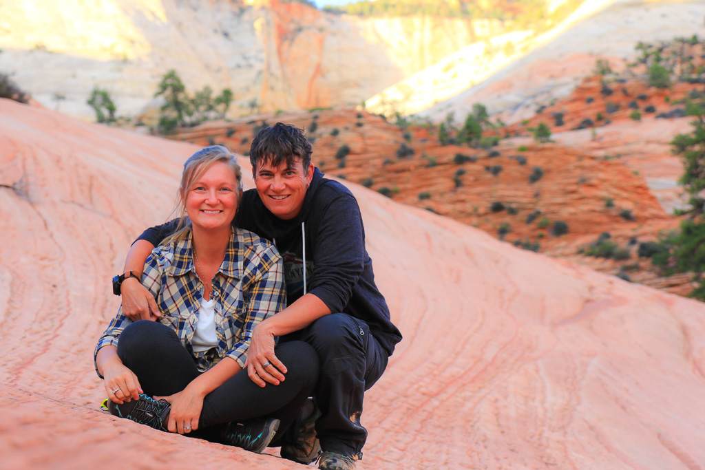 Sook and Read - Zion NP, Utah 2015